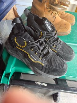 Black Laoutun steel toe Size 13