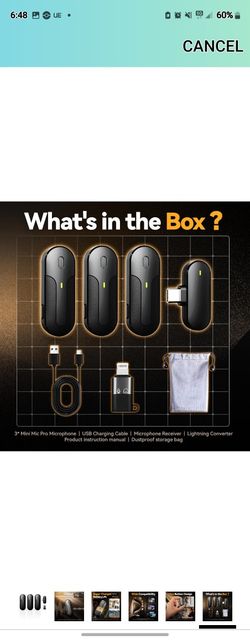 Wireless Glonhi Microphone For Sale