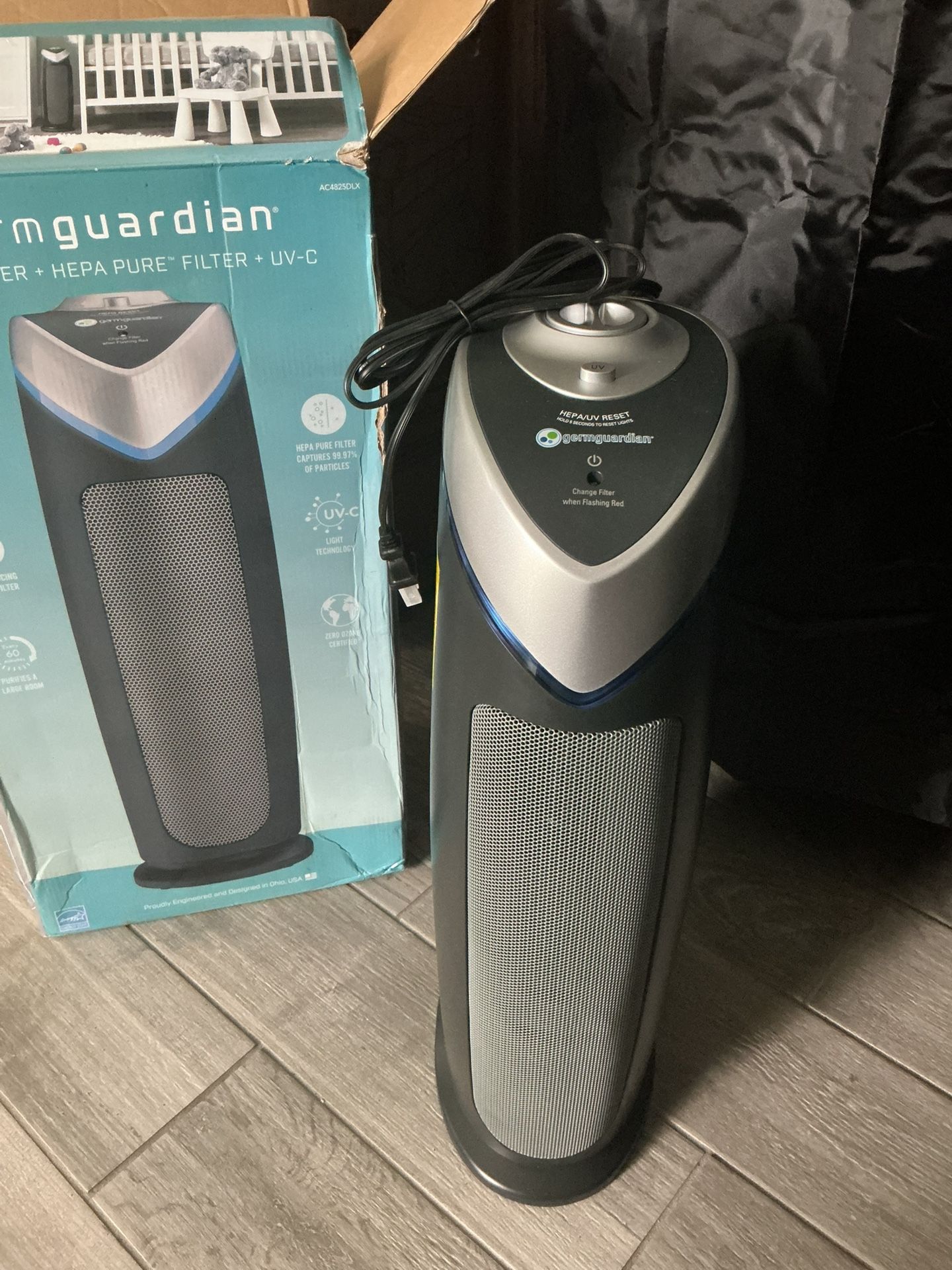 GermGuardian 4-In-1 HEPA Air Purifier, 22"