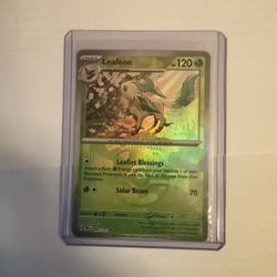 Leafeon Pokemon Card