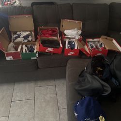 Shoes, Nike, and puma and vans