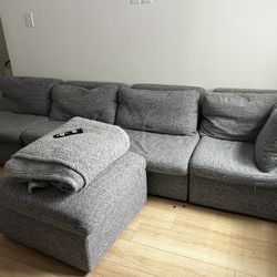 Gray Studio Sofa 