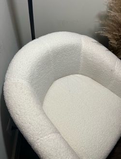 Boucle Barrel Chair