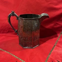 E.G. Webster and Son vintage Water Pitcher 8.5”