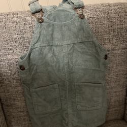 Corduroy Overall Toddler Dress