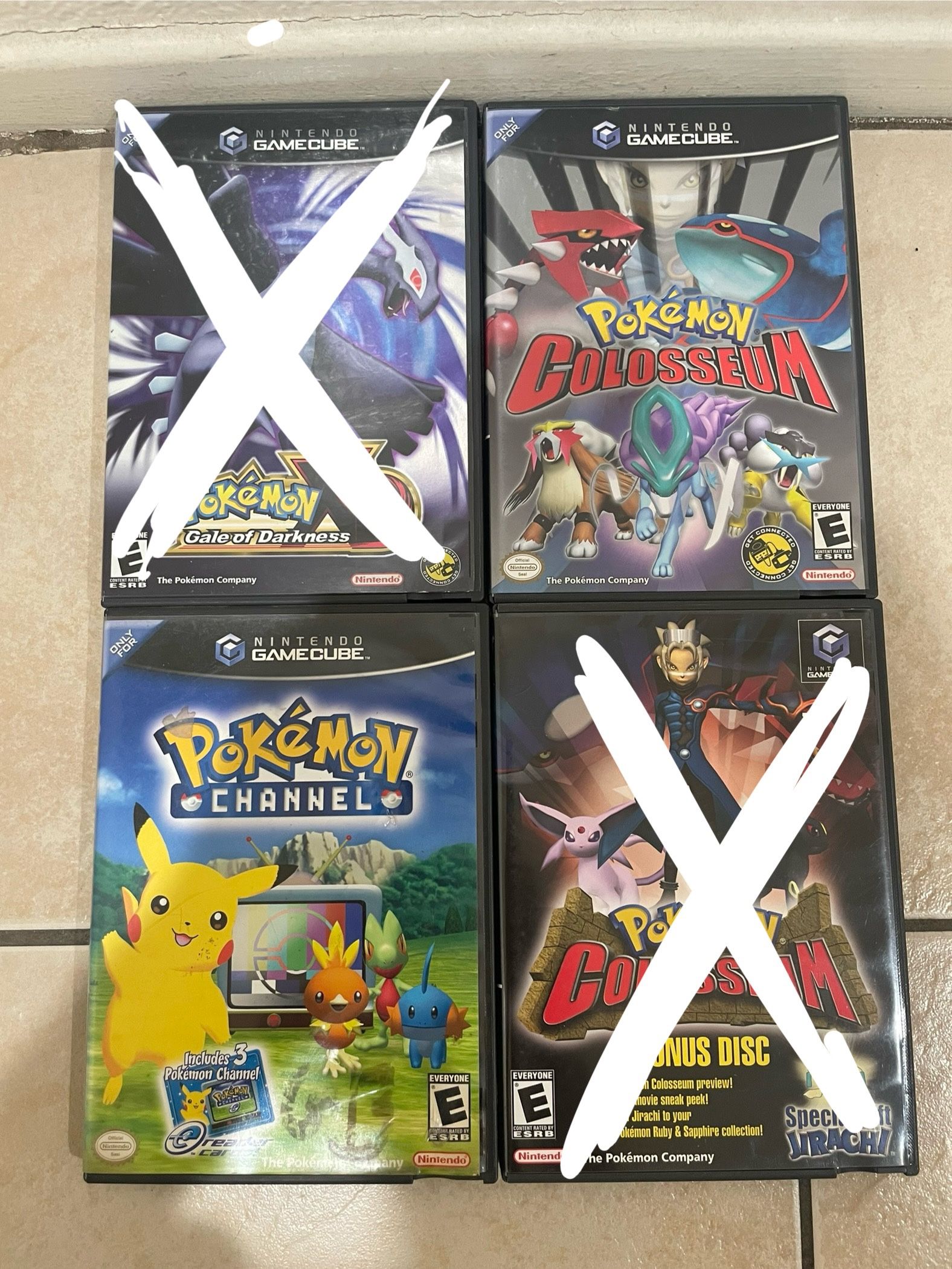 Nintendo GameCube Pokemon Games 