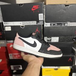 Jordan 1 Low Bleached Coral size 9.5 USED But Clean 
