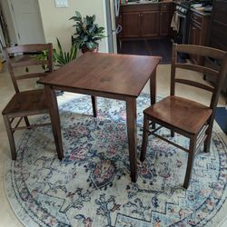 Cafe Dining Table Set w/ 2 Chairs