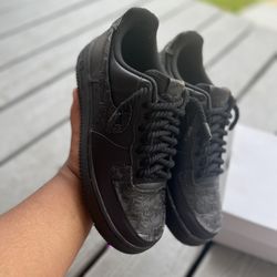 Black Custom Air Force 1s