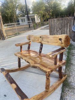 Handmade Loveseat Rocking Chair