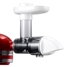 Masticating Juicer Attachment for KitchenAid Stand Mixers, Masticating Juicer, Slow Juicer Attachment for KitchenAid Stand Mixers, White(Machine/Mixer