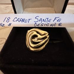 Beautiful Swirl Ring Christmas Present 