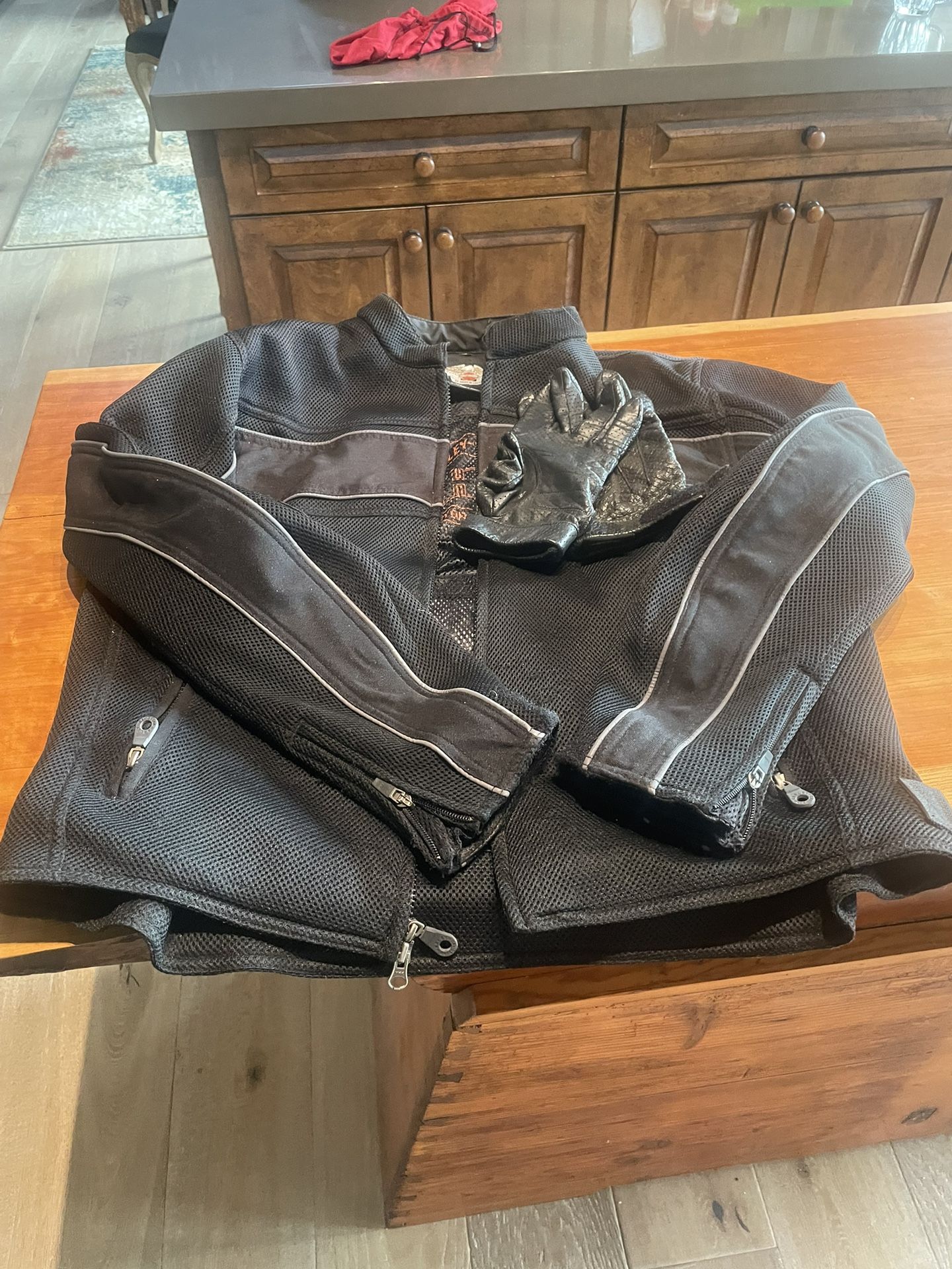 Harley Jacket and gloves
