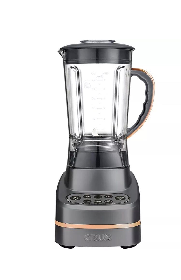 Crux Blender 7 Speed 50 oz. 700 Watt Gray Auto Clean