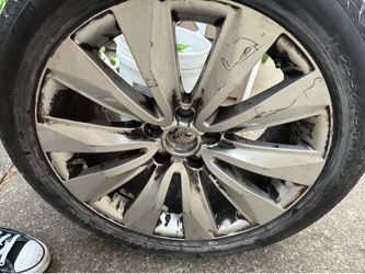 Pirelli tire on Audi rim