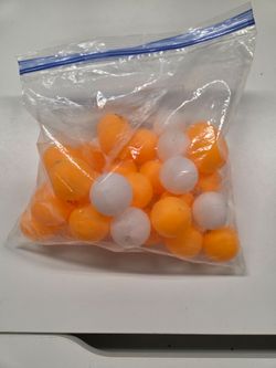 MAPOL Orange 3-Star Ping Pong Balls