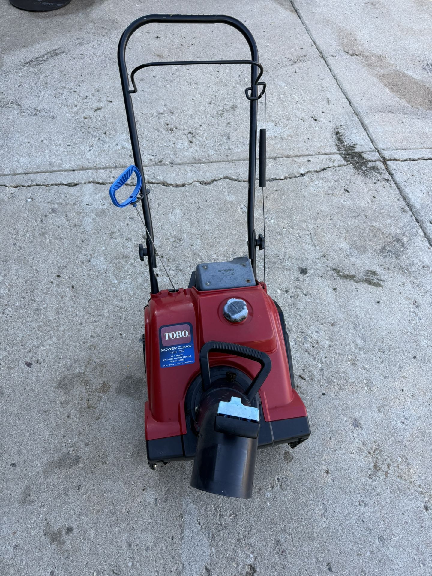 Toro Snowblower