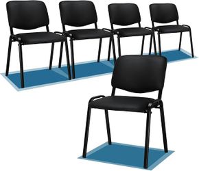 VINGLI 5-Pack Waiting Room Chairs,