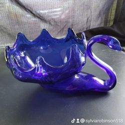 Cobalt Blue Swan