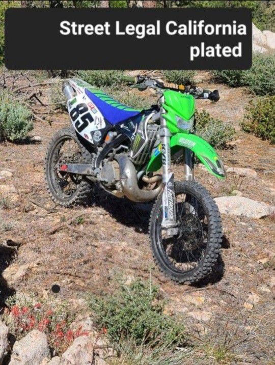 2005 Kawasaki Kx 250 California Plated Street Legal 2 Stroke Dirt Bike Dirtbike