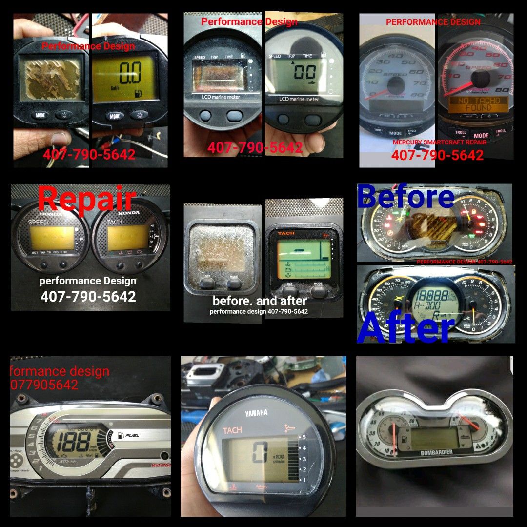 Outboard and PWC GAUGE REPAIR