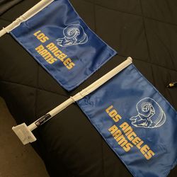 Rams Car Flags 