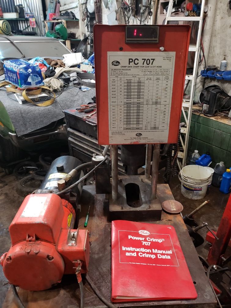 Gates hose crimping machine