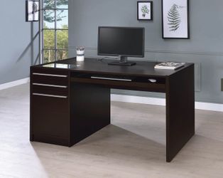 Brand New Cappuccino Connect-It Office Desks