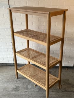 Hearth And Hand With Magnolia Cane Bookshelf Kids Toy Shelf 