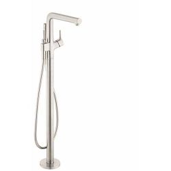 New HANSGROHE Talis S Freestanding Tub Filler With Handshower - Brushed Nickel