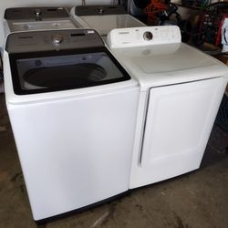 Samsung WASHER AND ELECTRIC DRYER Large Capacity 
