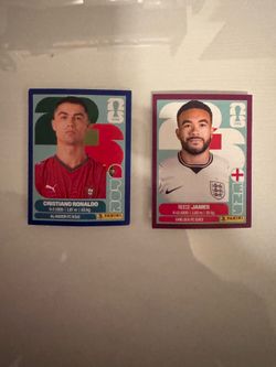 FWC 2026 stickers / Cristiano Ronaldo and Reece James