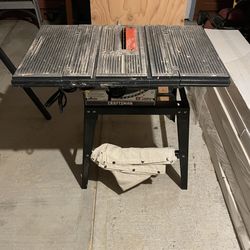 8 Inch Craftsman Ultra Portable Direct Drive Table Saw — Works Well, No Fence, Cheap!