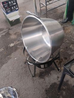 Cazo de 50lbs double fondo acero base y Quamdor alta presión 200