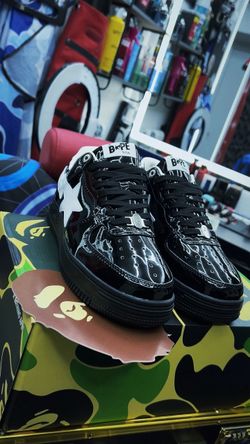 BAPE Sta Black Patent