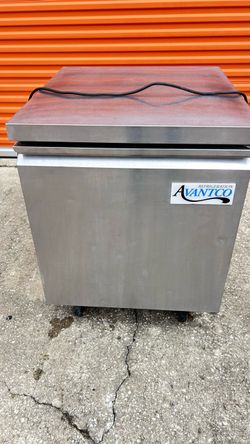 Avantco Commercial Stainless Steel Undercounter Refrigerator