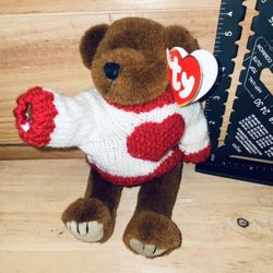 Ty Casanova Ty Attic Treasures 1993 Poseable 8i nch Bear