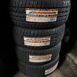 SET OF FOUR NEW TIRES 255/55/19 ARROYO GRANDSPORT ALL SEASON INCLUDING MOUNT AND BALANCE 