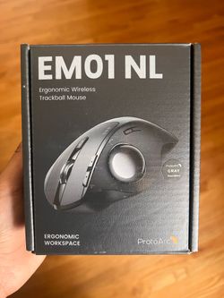 ProtoArc EM01 NL Trackball Mouse – New/In Box – Public Meetup