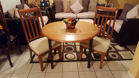 Table and chairs