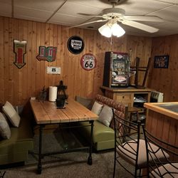 Man Cave Setup, Table , Booths 