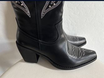 Wetkiss Cowboy Boots for Women Knee High