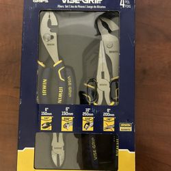 IRWIN VISE-GRIP Pliers Set, 4-Piece, Blue