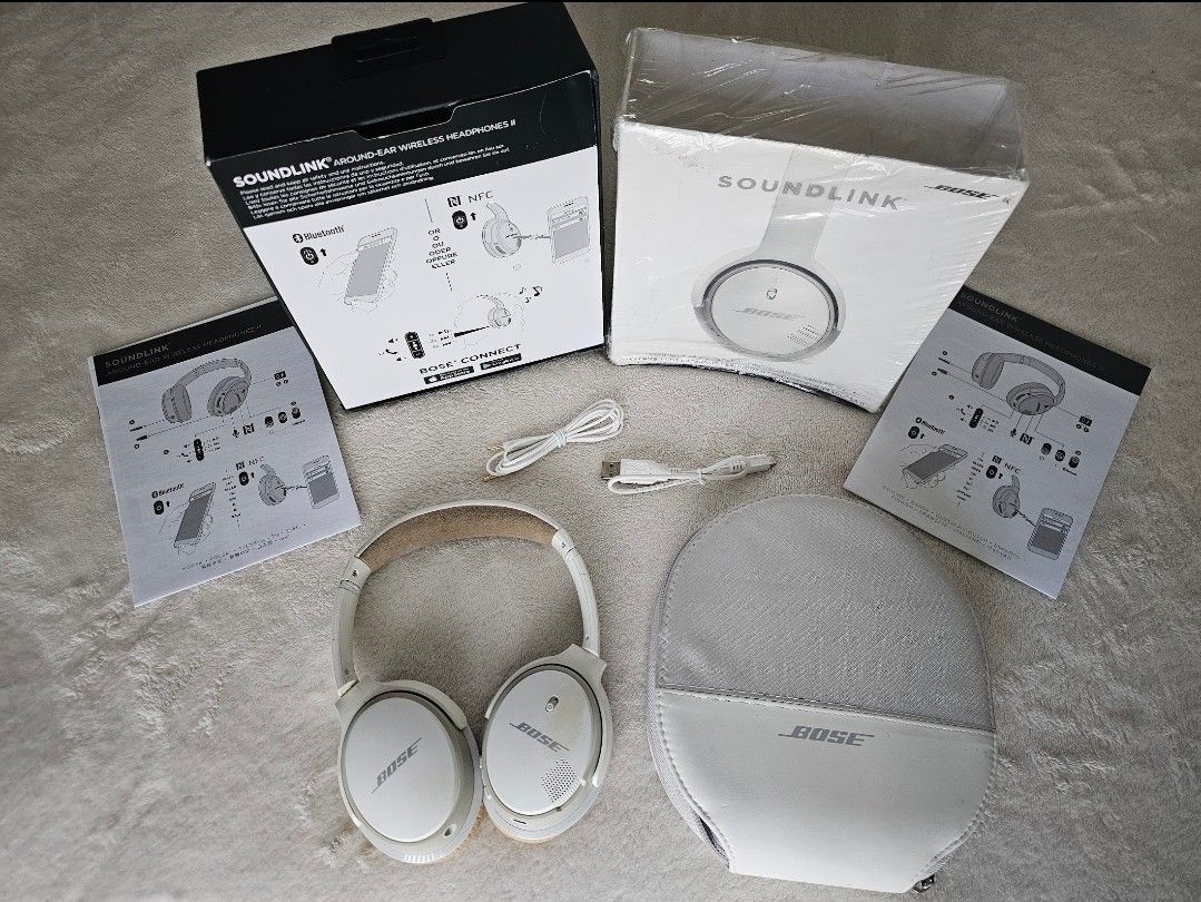 Bose QuietComfort Bluetooth Wireless Noise Cancelling Headphones - White