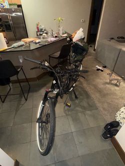 Black electric xp bike