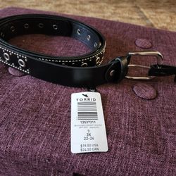 Torrid  Black Studded Belt 