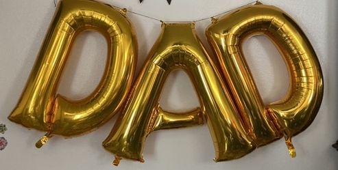 Big giant letters DAD