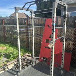 Squat Rack And Foam Work Out Mat 150$