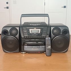 JVC Monster Boombox with Remote Control 