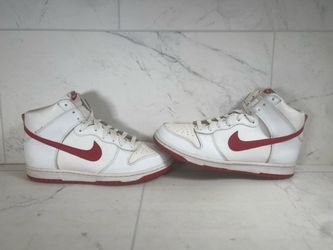 NIKE DUNK HIGH WHITE GYM RED SIZE 11 904233-102 (A1G009257)